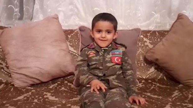 "İlham baba bizim ürəyimizdir" - Prezidentlə görüşən 4 yaşlı Asif (VİDEO)